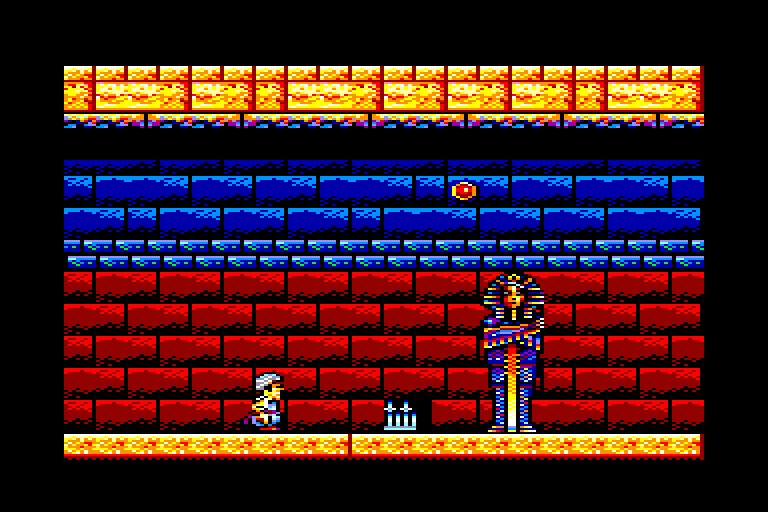 screenshot of the Amstrad CPC game Aventures de Moktar (les) by GameBase CPC