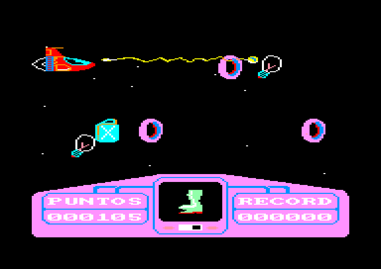 screenshot of the Amstrad CPC game Axy by GameBase CPC