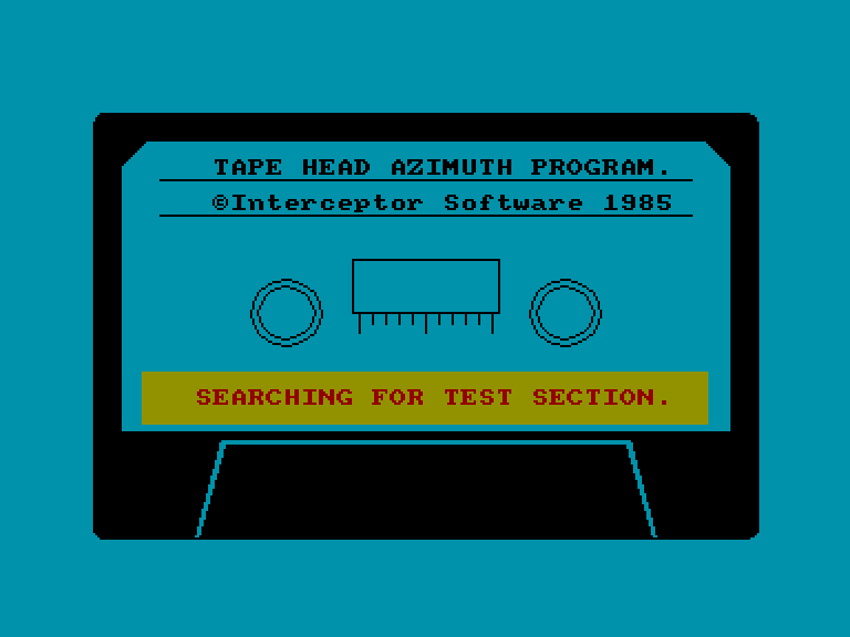 screenshot of the Amstrad CPC game Azimuth Head Alignment Kit by GameBase CPC