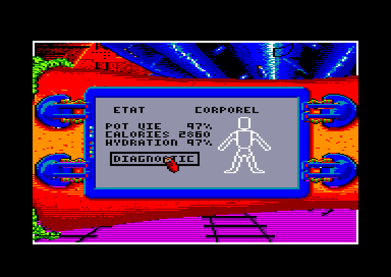screenshot of the Amstrad CPC game B.A.T. by GameBase CPC