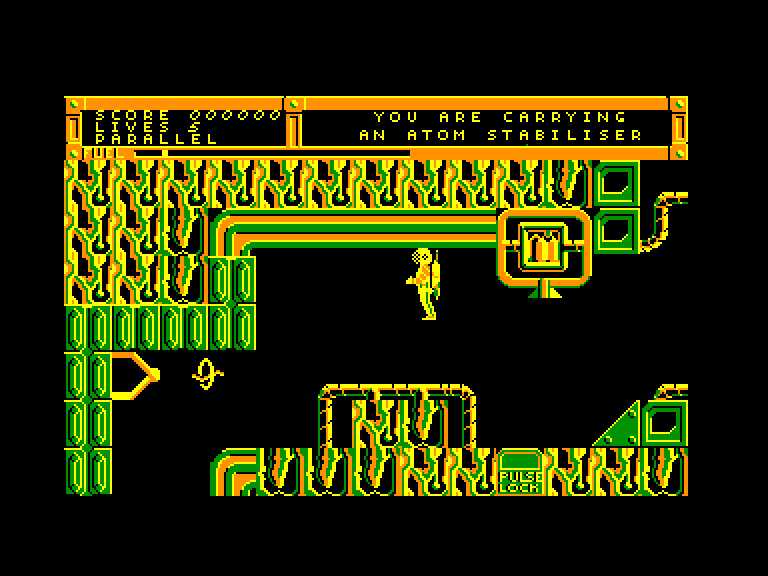 screenshot of the Amstrad CPC game Back to reality by GameBase CPC