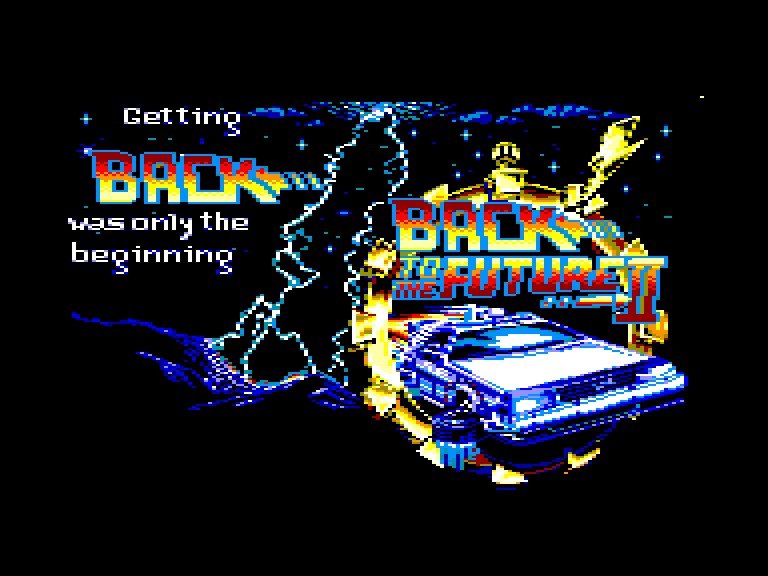 screenshot of the Amstrad CPC game Back to the Future part II by GameBase CPC