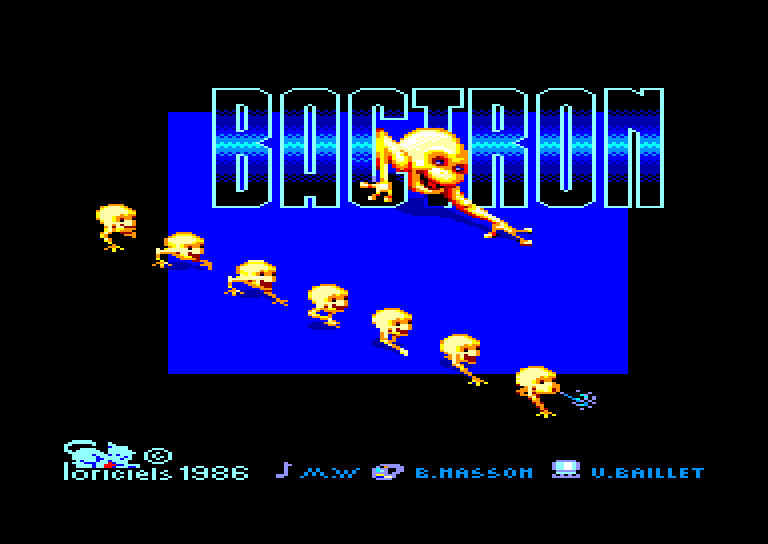 screenshot of the Amstrad CPC game Bactron by GameBase CPC