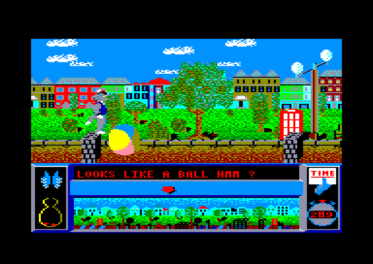 screenshot of the Amstrad CPC game Bad Cat by GameBase CPC