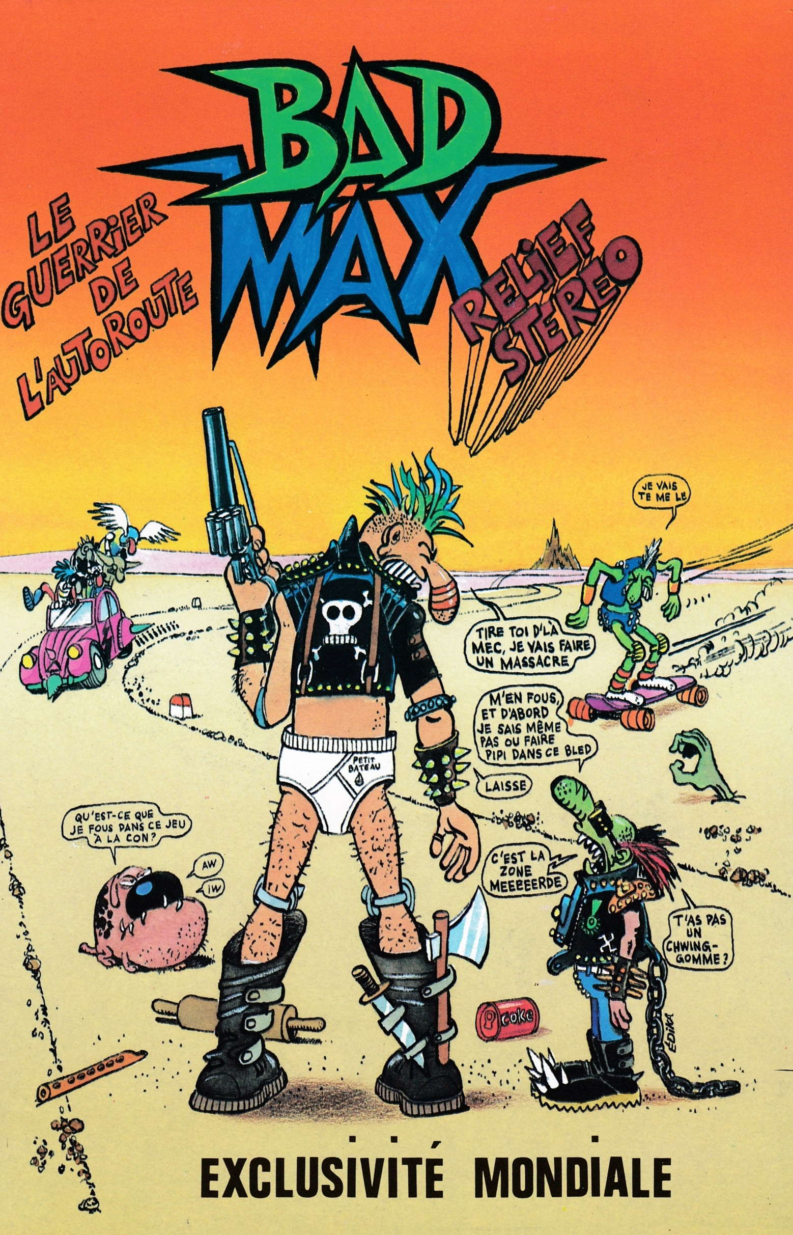 cover of the Amstrad CPC game Bad Max  by GameBase CPC