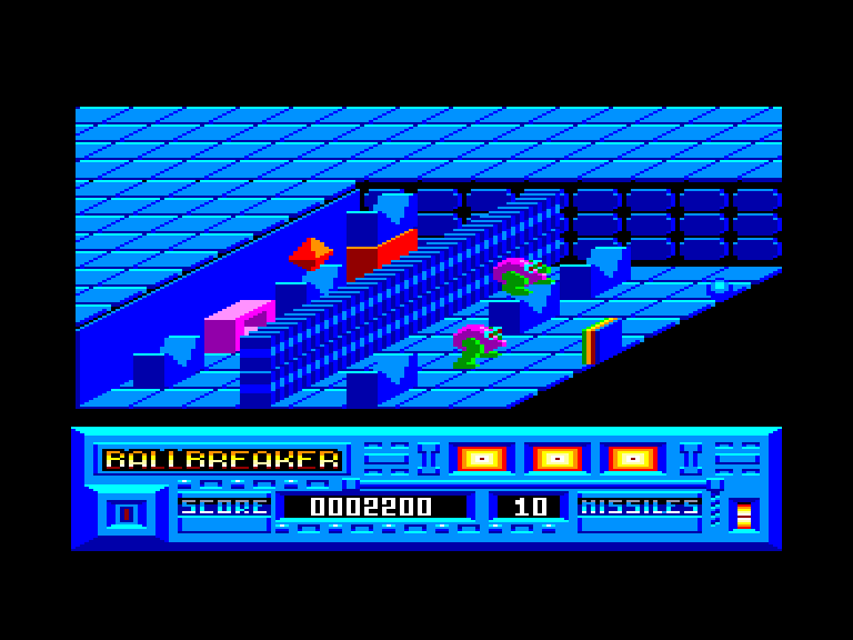 screenshot of the Amstrad CPC game Ball Breaker by GameBase CPC