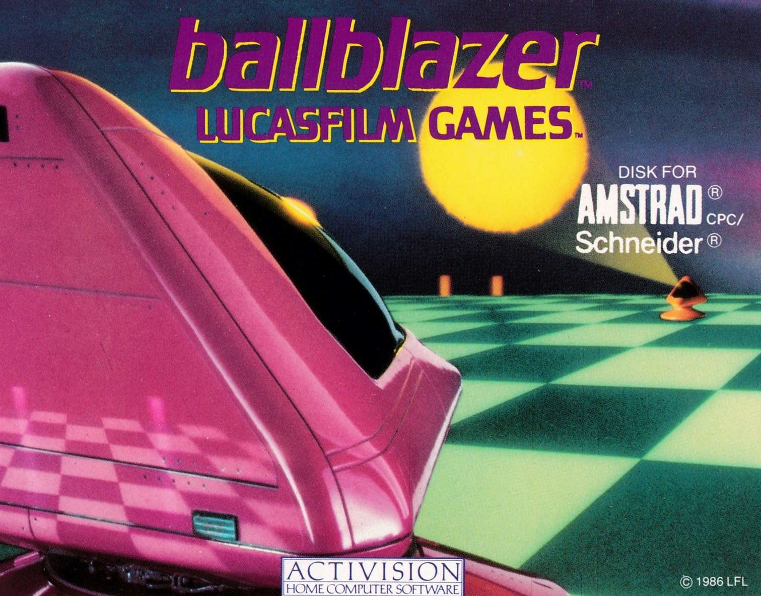 cover of the Amstrad CPC game Ballblazer  by GameBase CPC