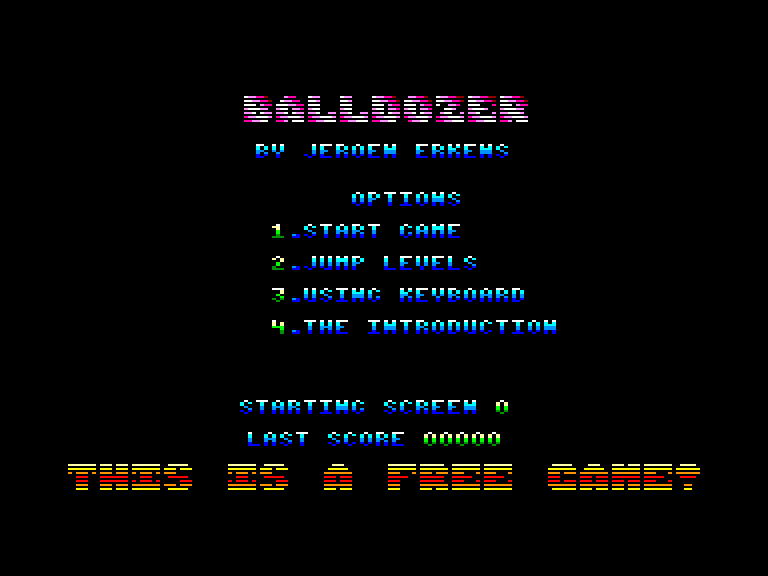 cover of the Amstrad CPC game Balldozer  by GameBase CPC