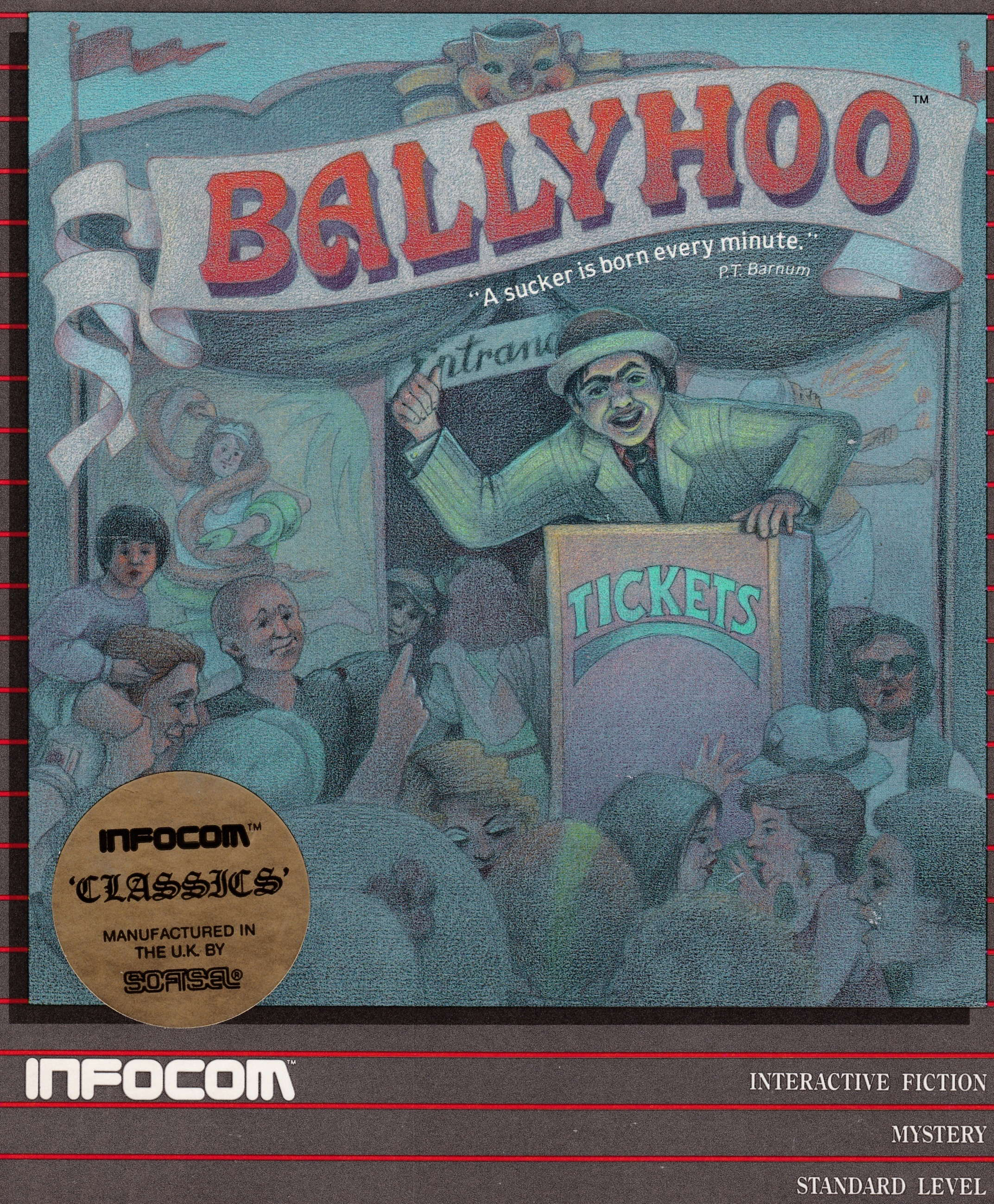 cover of the Amstrad CPC game Ballyhoo  by GameBase CPC