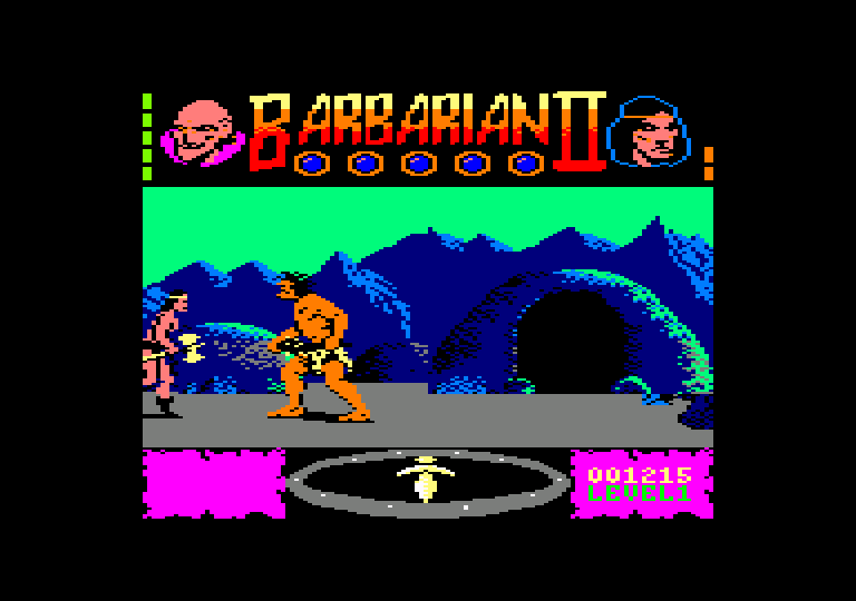 screenshot of the Amstrad CPC game Barbarian II [CPC+] by GameBase CPC