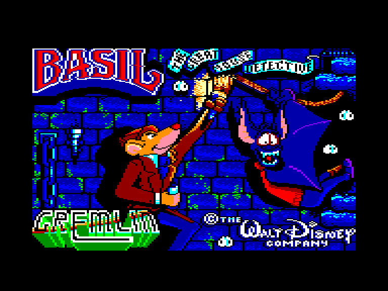 screenshot of the Amstrad CPC game Basil the great mouse detective by GameBase CPC