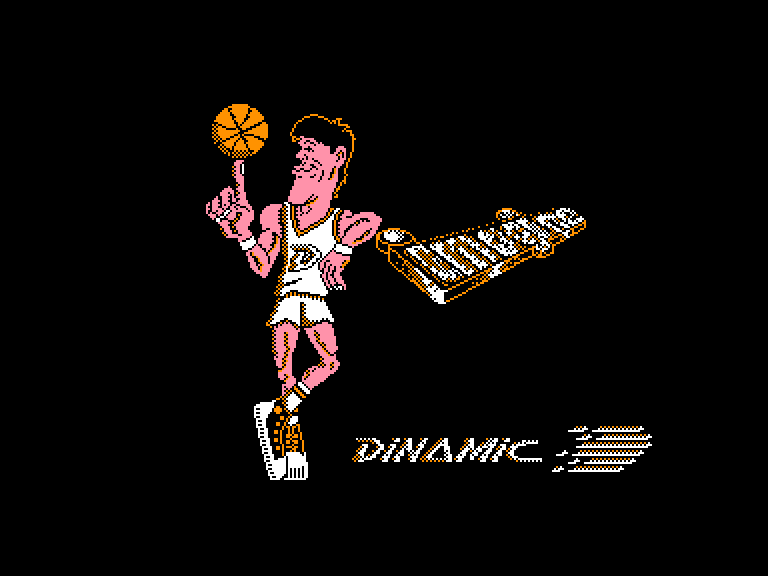 screenshot of the Amstrad CPC game Fernando Martin Basket Master by GameBase CPC