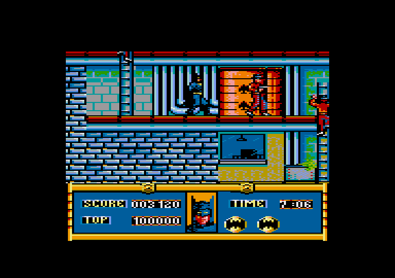 screenshot of the Amstrad CPC game Batman by GameBase CPC