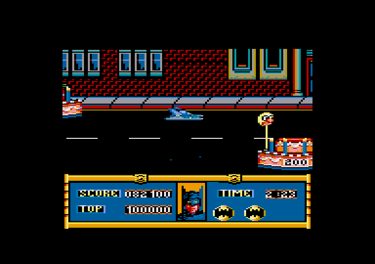 screenshot of the Amstrad CPC game Batman by GameBase CPC