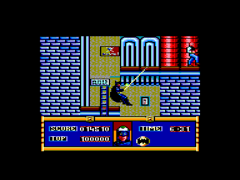 screenshot of the Amstrad CPC game Batman - The movie by GameBase CPC