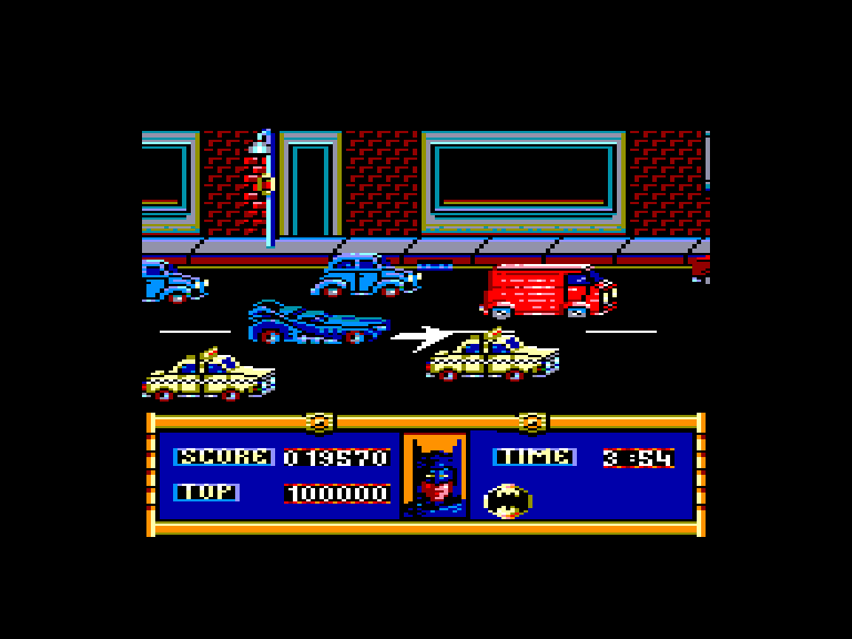 screenshot of the Amstrad CPC game Batman - The movie by GameBase CPC