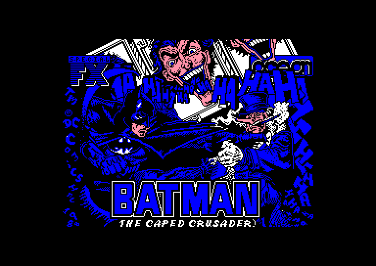 screenshot of the Amstrad CPC game Batman The Caped Crusader by GameBase CPC