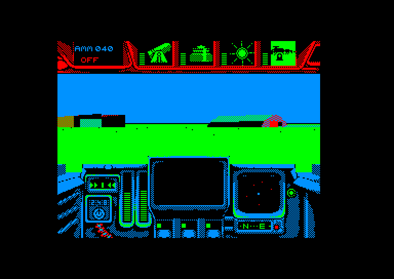 screenshot of the Amstrad CPC game Battle command by GameBase CPC