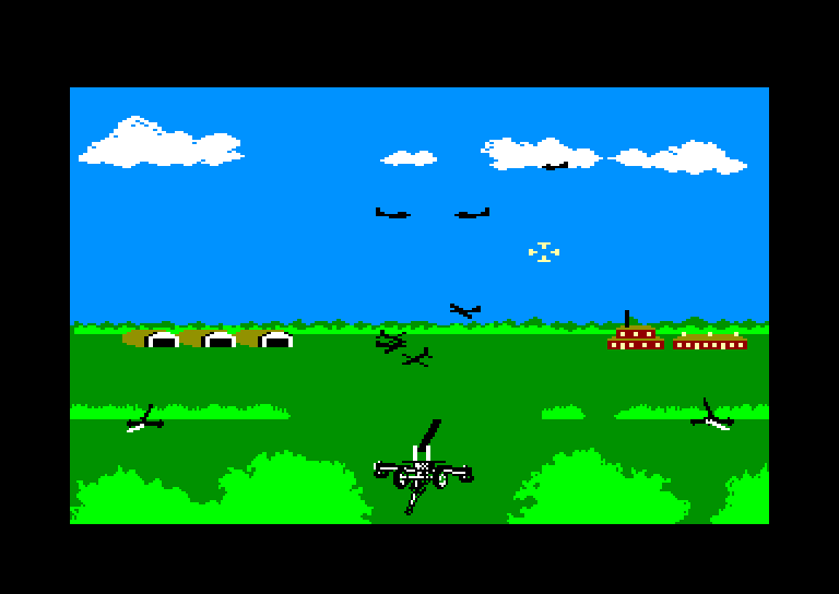 screenshot of the Amstrad CPC game Battle of Britain by GameBase CPC