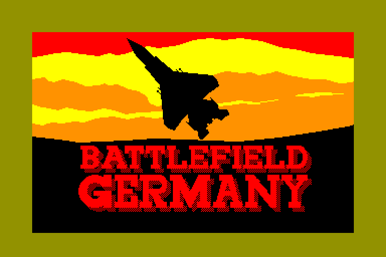 screenshot of the Amstrad CPC game Battlefield Germany by GameBase CPC