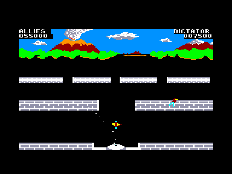 screenshot of the Amstrad CPC game Beach-Head II by GameBase CPC