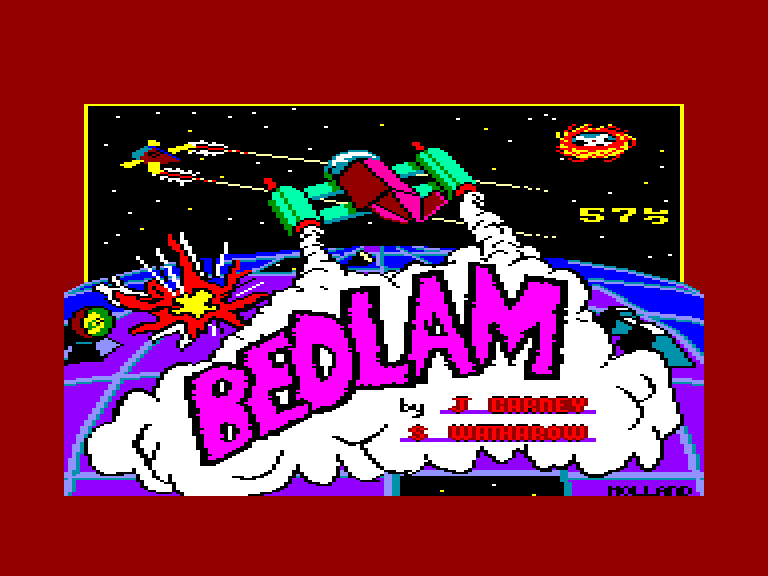 screenshot of the Amstrad CPC game Bedlam by GameBase CPC