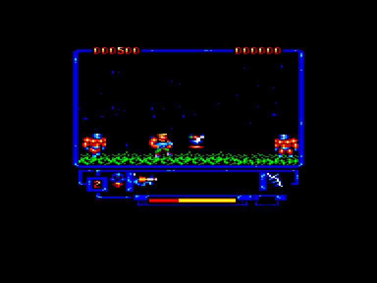 screenshot of the Amstrad CPC game Bestial warrior by GameBase CPC