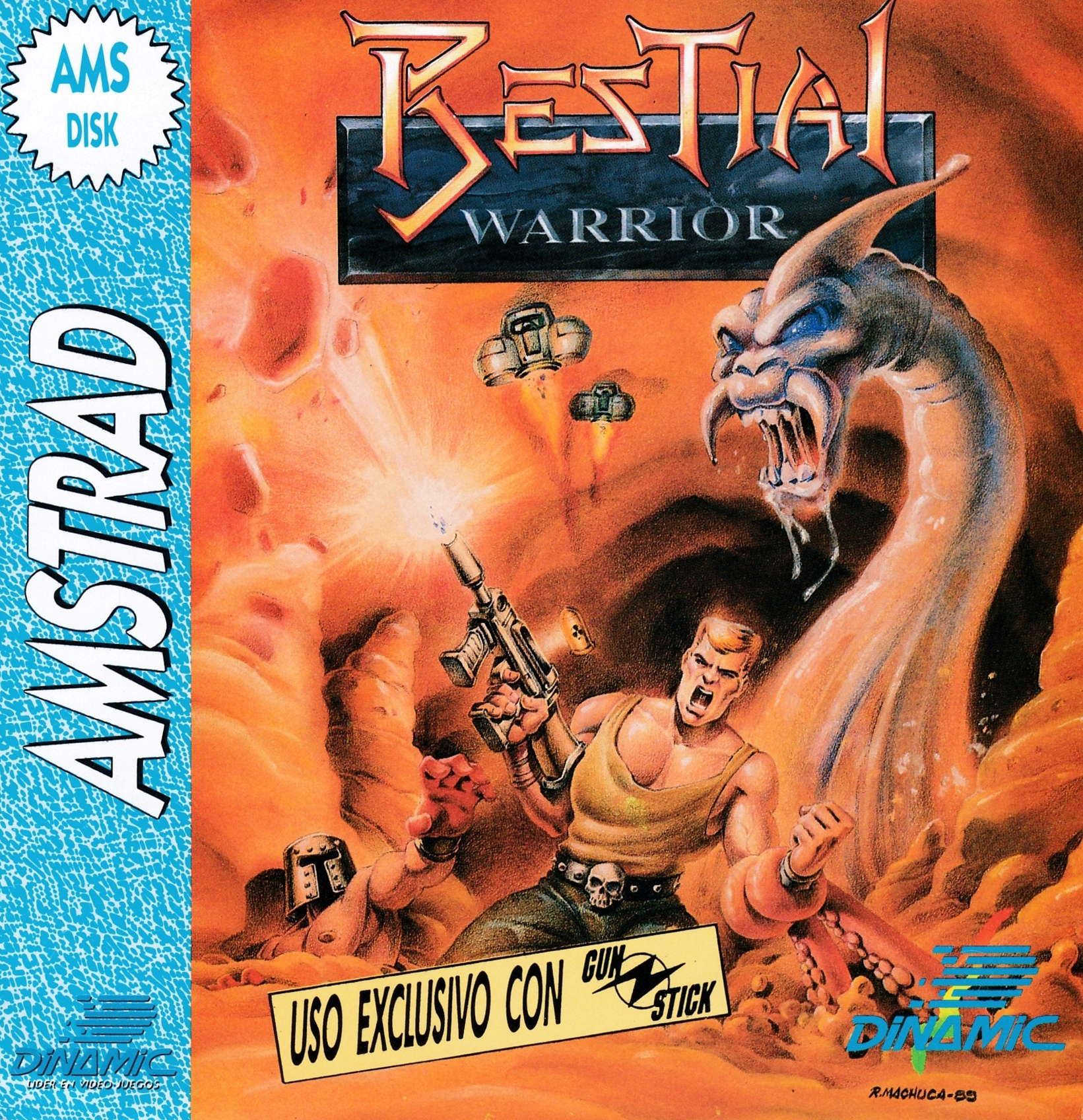 cover of the Amstrad CPC game Bestial Warrior  by GameBase CPC