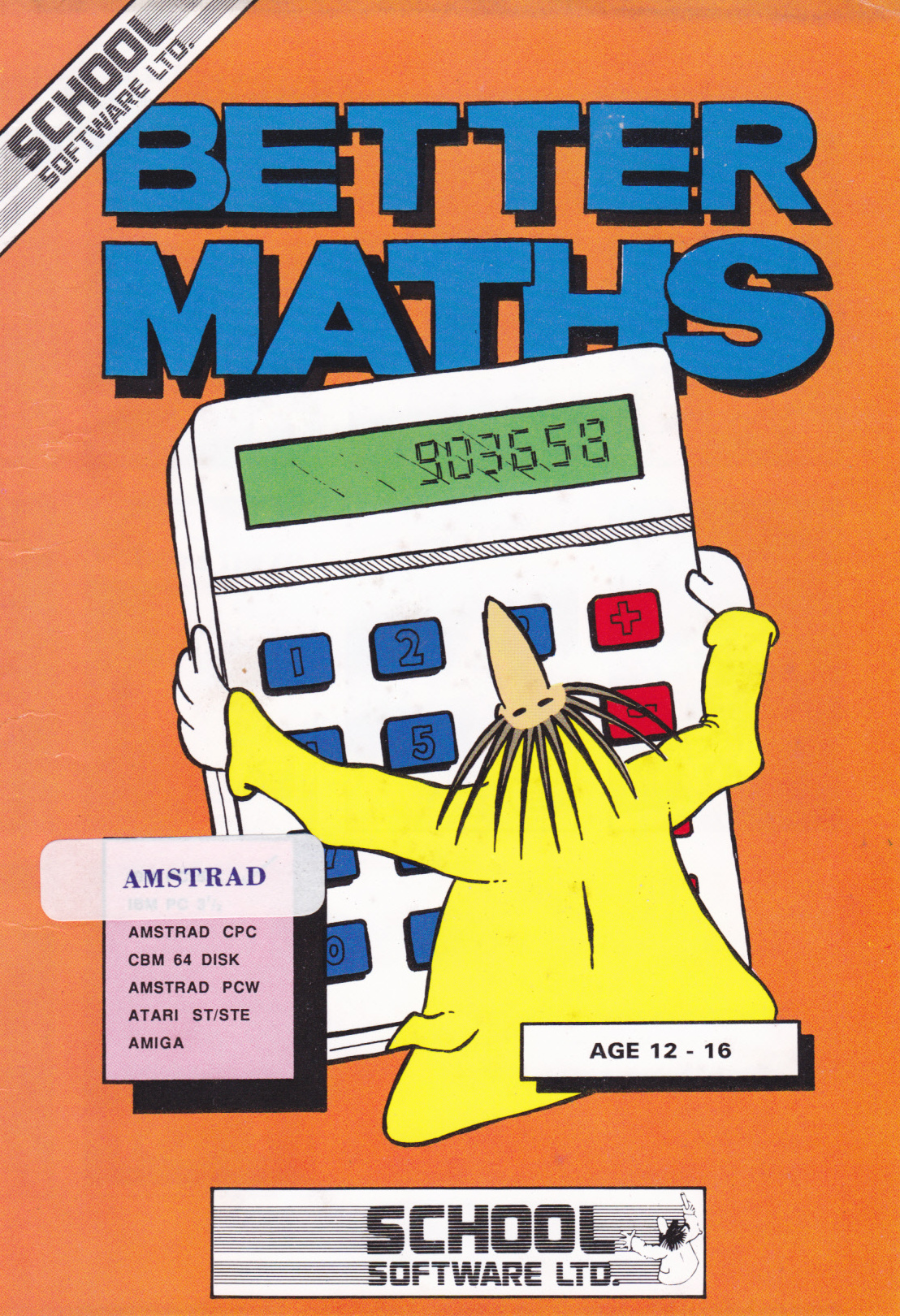 cover of the Amstrad CPC game Better Maths - Age 12-16  by GameBase CPC