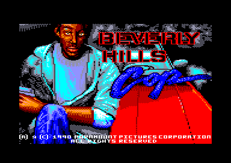 screenshot of the Amstrad CPC game Beverly Hills Cop by GameBase CPC