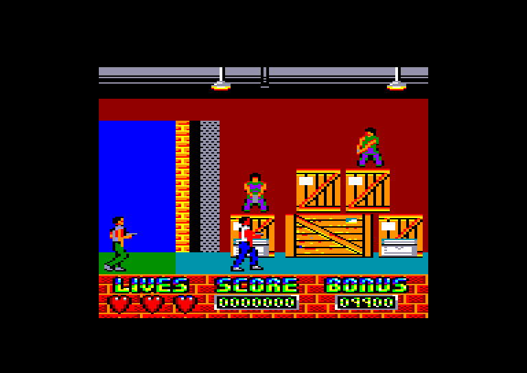 screenshot of the Amstrad CPC game Beverly Hills Cop by GameBase CPC