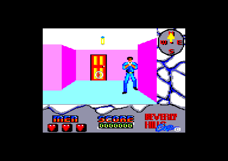 screenshot of the Amstrad CPC game Beverly Hills Cop by GameBase CPC