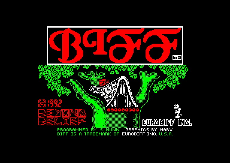 screenshot of the Amstrad CPC game Biff by GameBase CPC