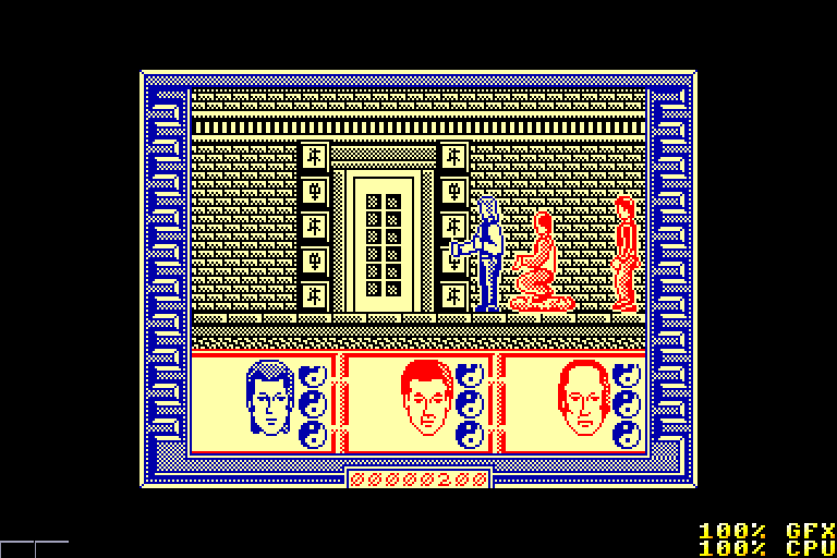 screenshot of the Amstrad CPC game Big trouble in little china by GameBase CPC