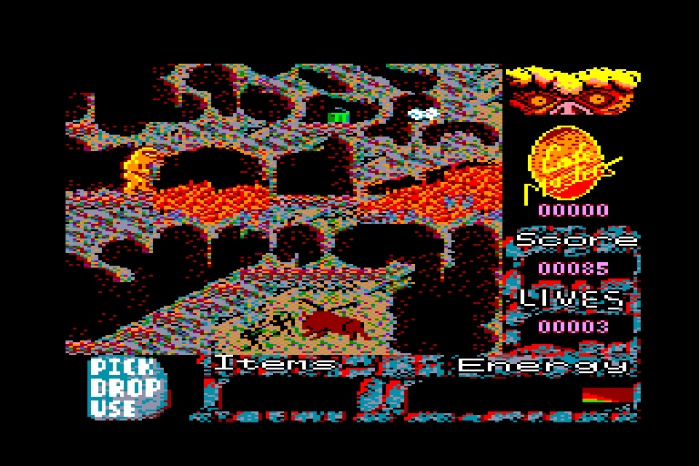 screenshot of the Amstrad CPC game Bigfoot by GameBase CPC