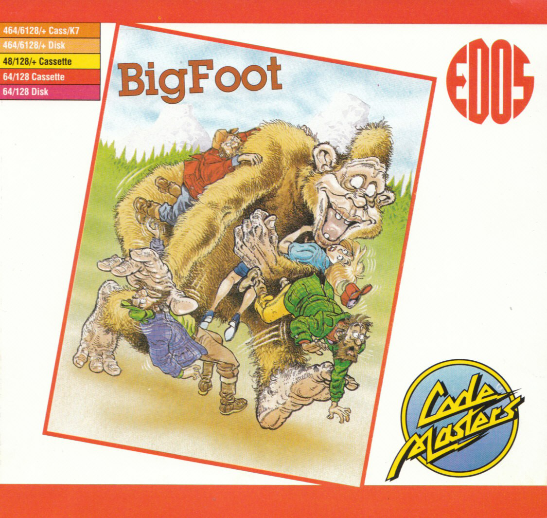 cover of the Amstrad CPC game Bigfoot  by GameBase CPC