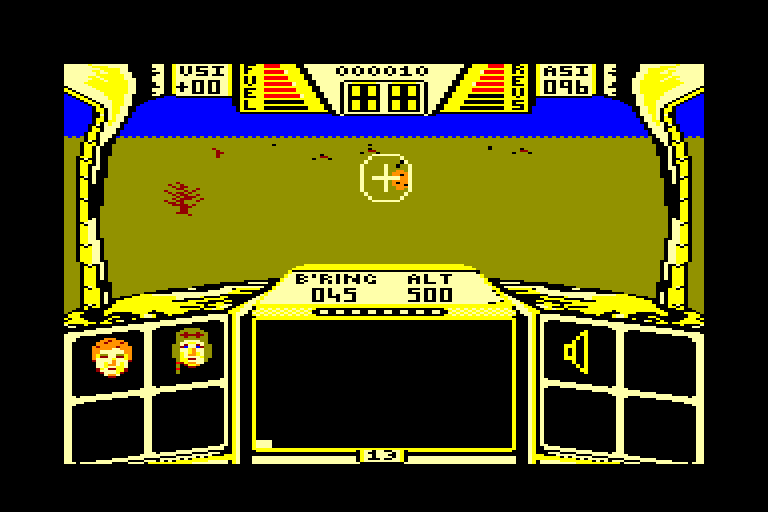 screenshot of the Amstrad CPC game Biggles by GameBase CPC