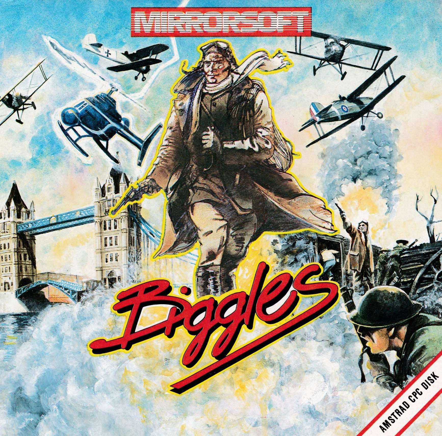 cover of the Amstrad CPC game Biggles  by GameBase CPC