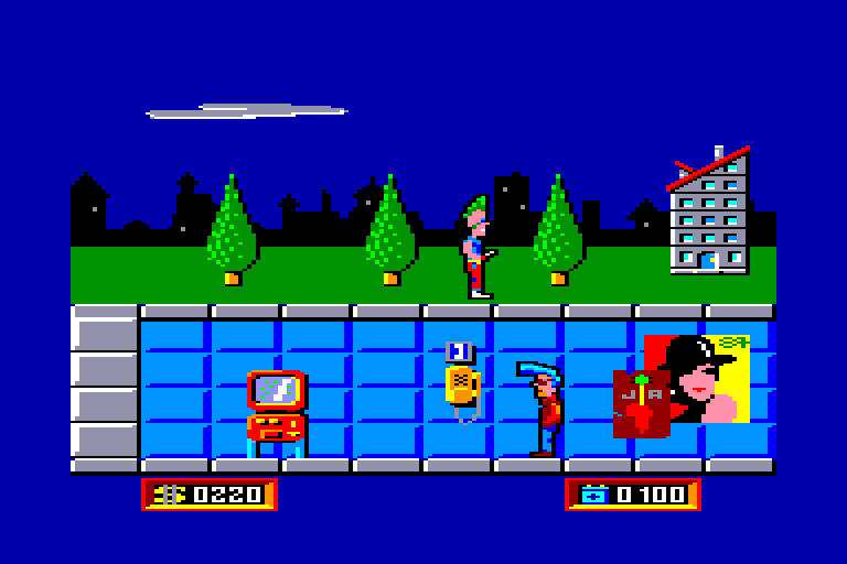 screenshot of the Amstrad CPC game Billy 2 by GameBase CPC