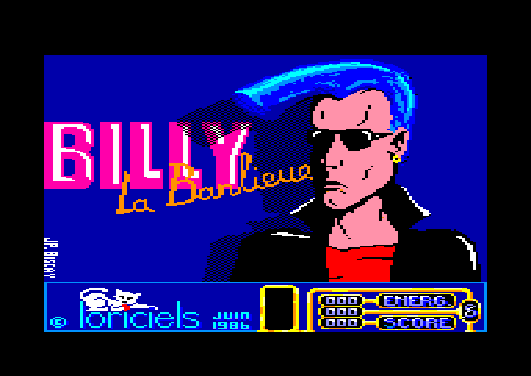 screenshot of the Amstrad CPC game Billy la banlieue by GameBase CPC