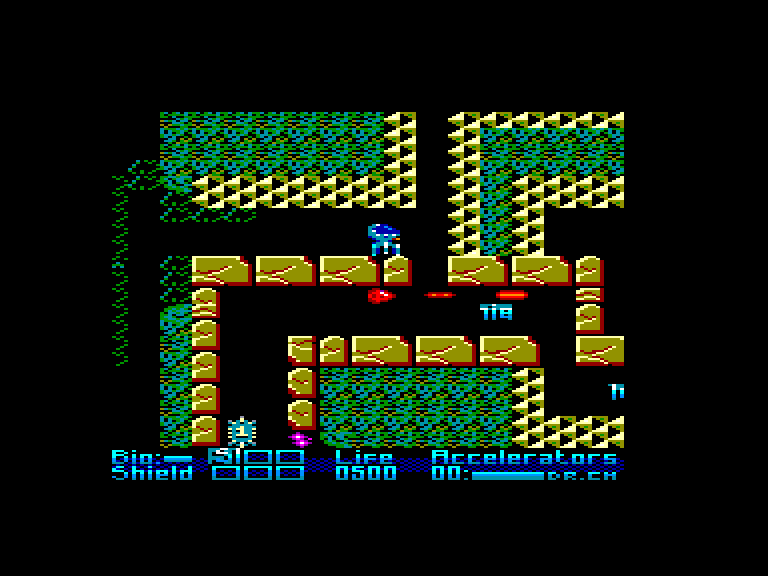 screenshot of the Amstrad CPC game Bio Spheres by GameBase CPC