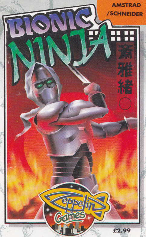 cover of the Amstrad CPC game Bionic Ninja  by GameBase CPC