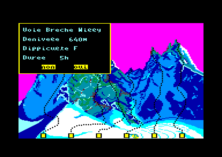 screenshot of the Amstrad CPC game Bivouac by GameBase CPC