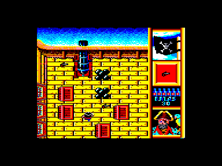 screenshot of the Amstrad CPC game Black beard by GameBase CPC