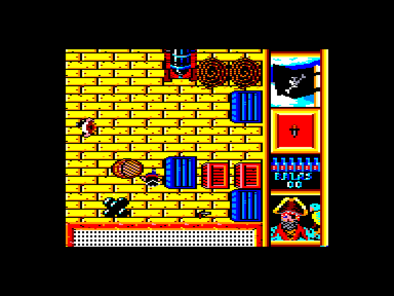 screenshot of the Amstrad CPC game Black beard by GameBase CPC