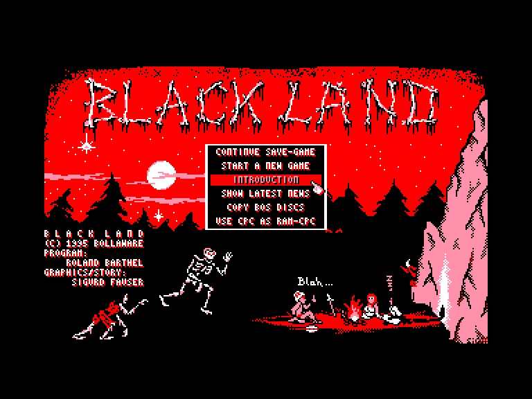 cover of the Amstrad CPC game Black Land  by GameBase CPC