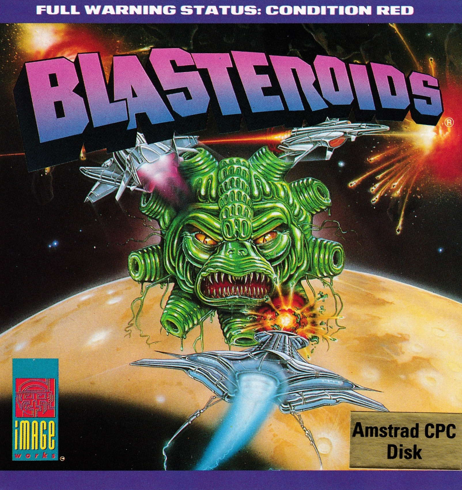 cover of the Amstrad CPC game Blasteroids  by GameBase CPC