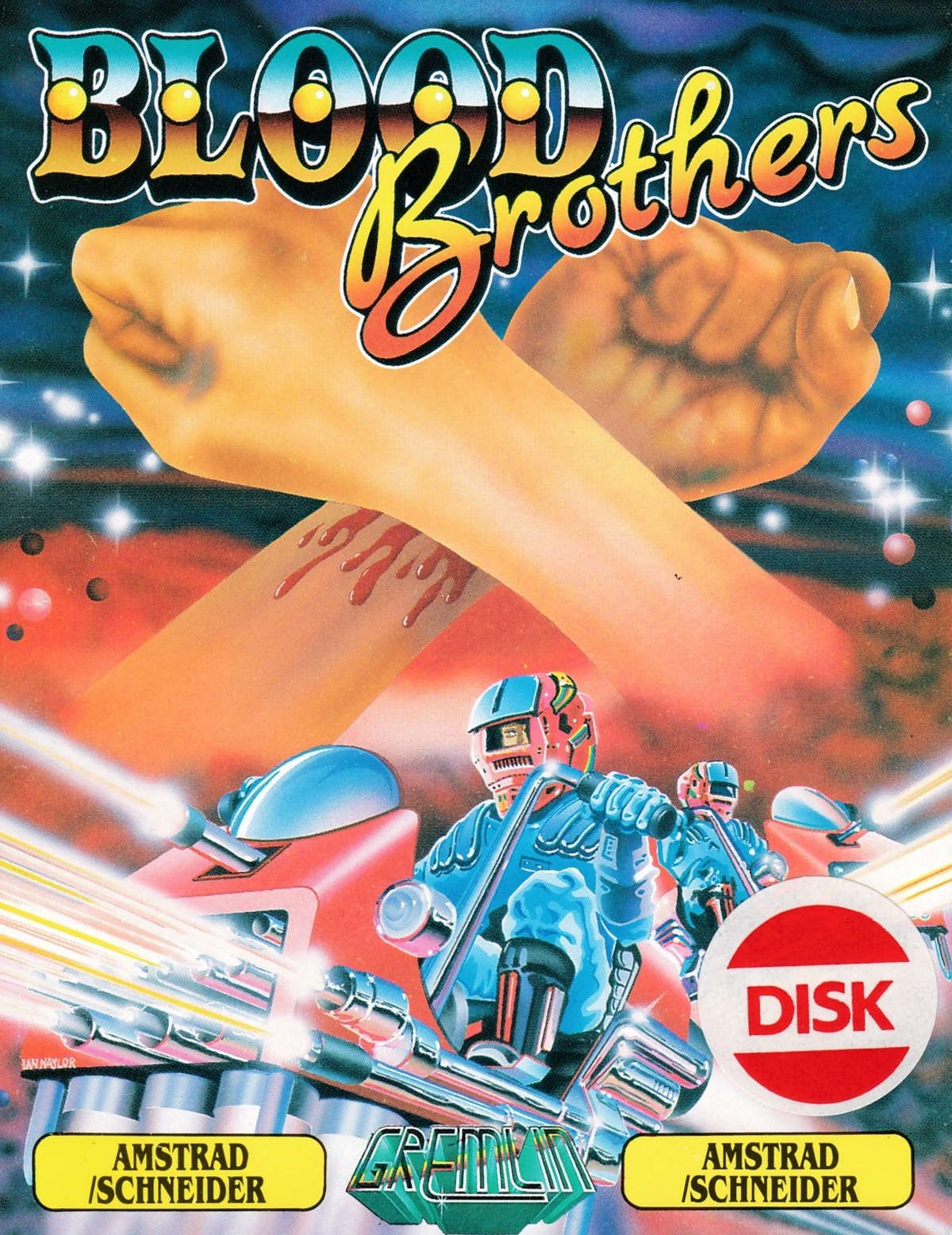 cover of the Amstrad CPC game Blood Brothers  by GameBase CPC