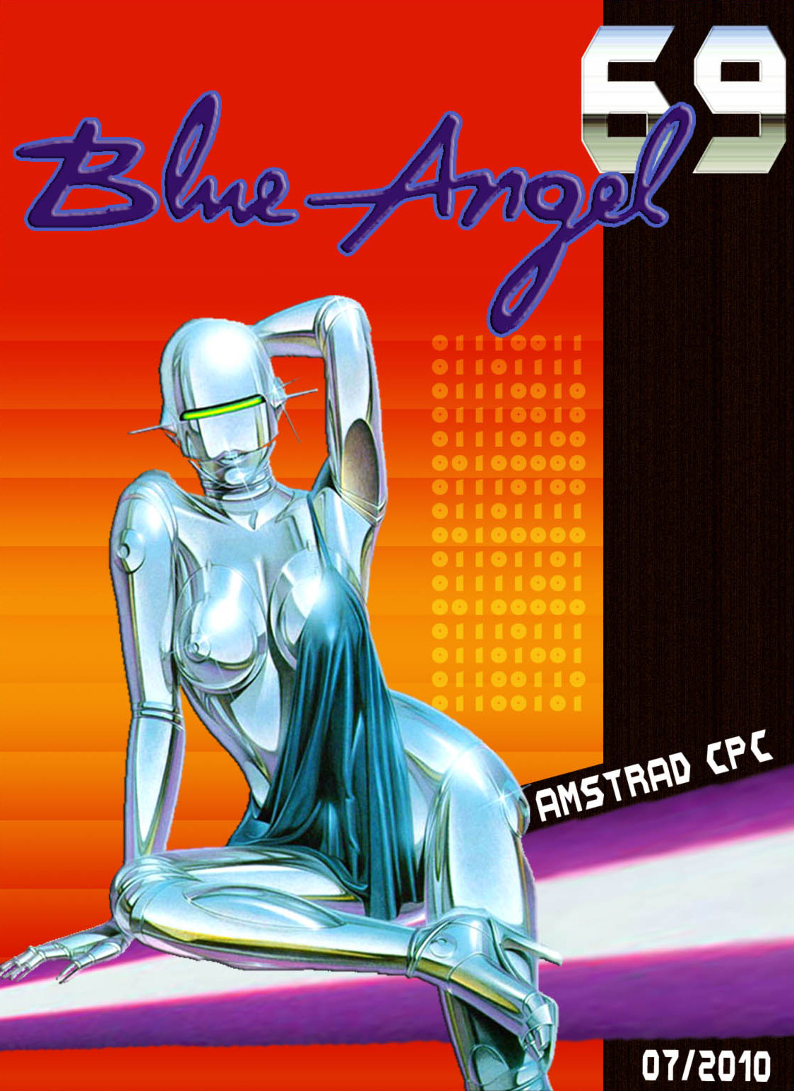 cover of the Amstrad CPC game Blue Angel 69  by GameBase CPC