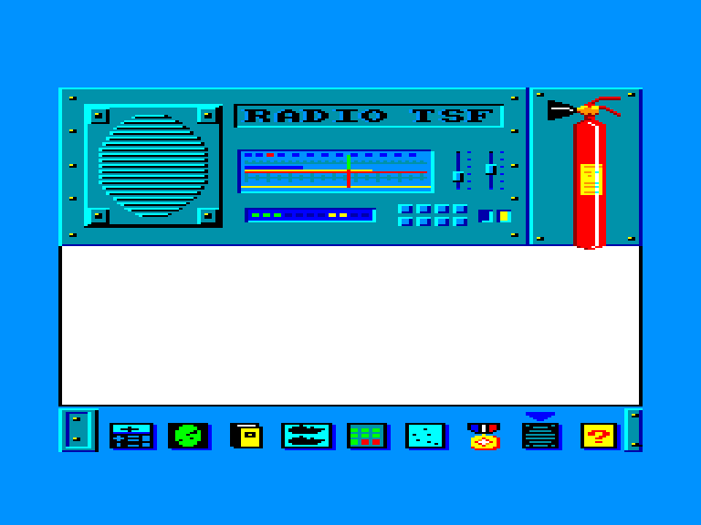 screenshot of the Amstrad CPC game Blue War by GameBase CPC